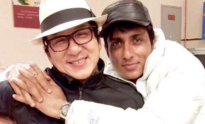 Jackie Chan with Sonu Sood