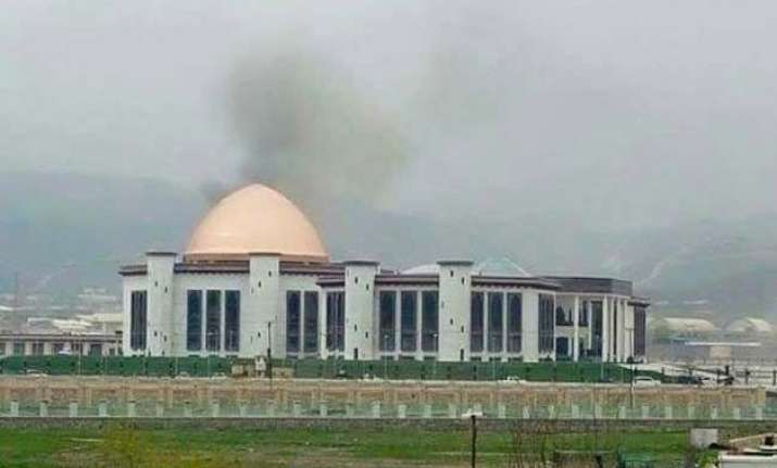 Rockets were fired at new Afghanistan Parliament building