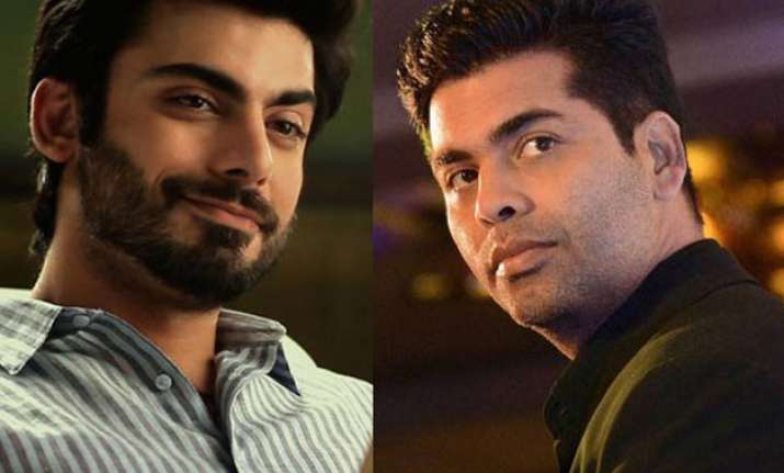 Fawad Khan and Karan Johar