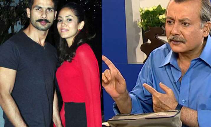 Shahid Kapoor, Mira Rajput and Pankaj Kapur
