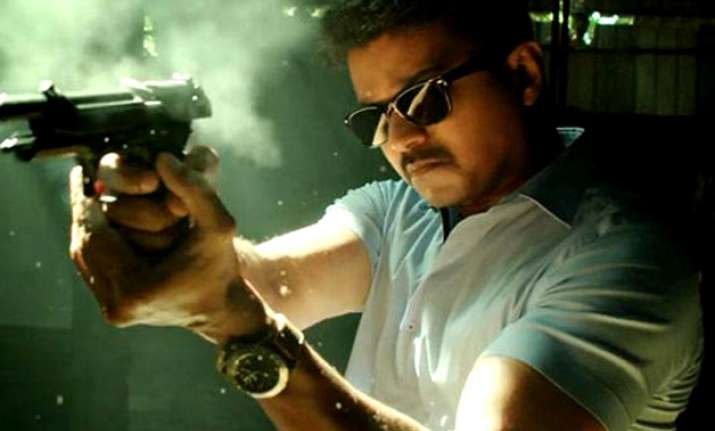 The film features Vijay in the role of a police officer.