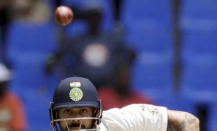 Virat Kohli in action
