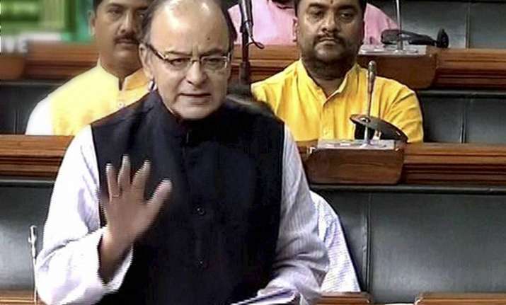 Arun Jaitley in Lok Sabha