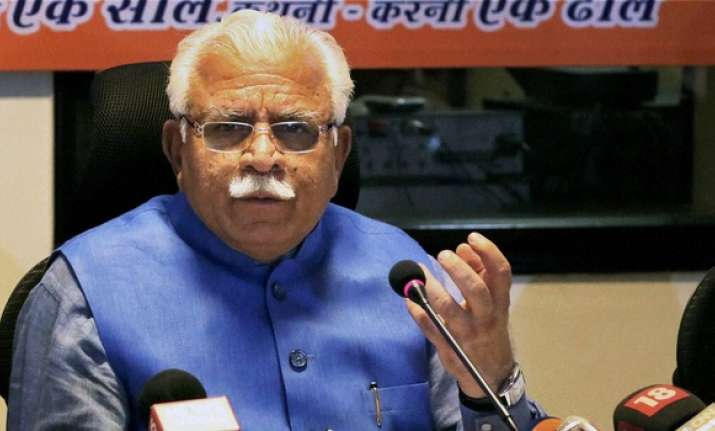 Haryana CM ML Khattar