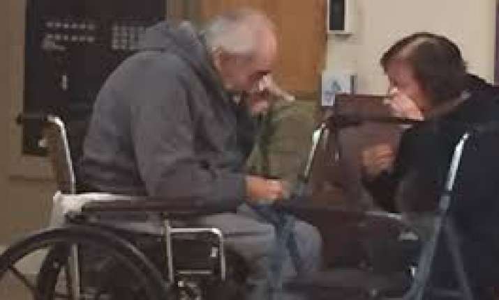 The couple was captured in a heartbreaking photo during