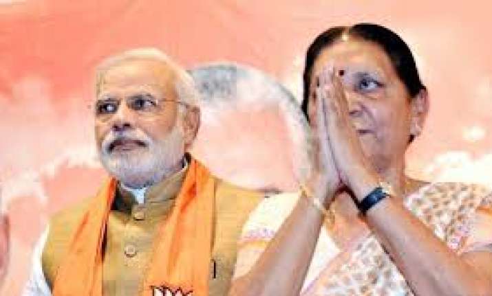 Modi meets Anandiben