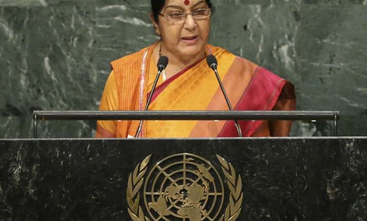 Sushma Swaraj at UNGA