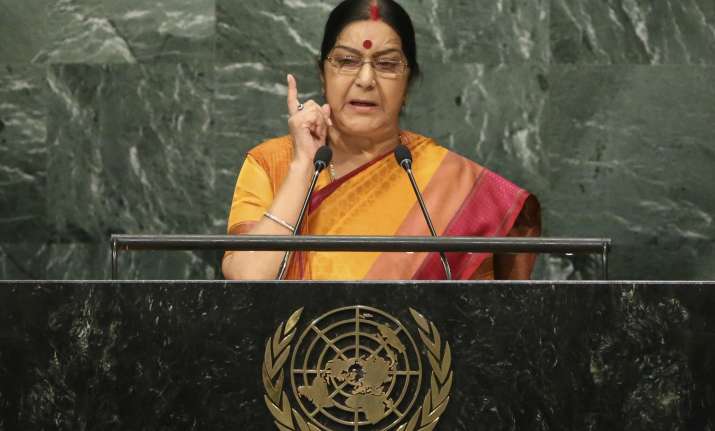 External Affairs Minister Sushma Swaraj at UNGA