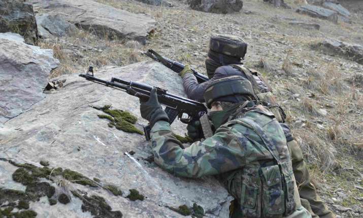Encounter between militants, security forces underway in