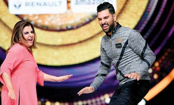 Farah Khan, Yuvraj Singh- India Tv
