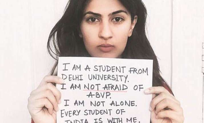 Gurmehar Kaur withdraws from campaign, tweets ‘this is