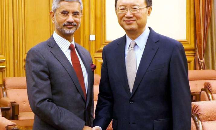 Jaishankar with Chinese State Councillor Yang Jiechi in