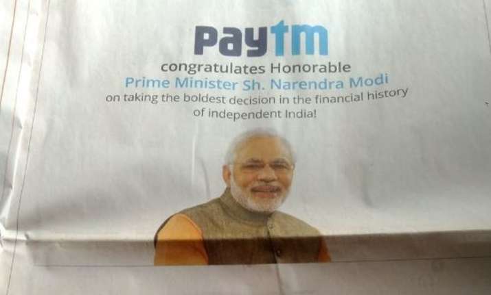 Centre slaps notices on RJio, Paytm for using PM Modi’s