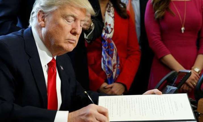 White House has said the document is only a draft and may