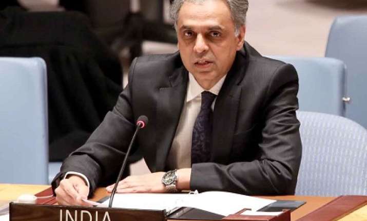 India's Permanent Representative to the UN Syed Akbaruddin