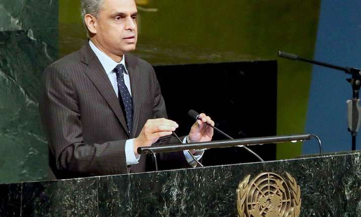India's Permanent Representative to the UN Syed Akbaruddin
