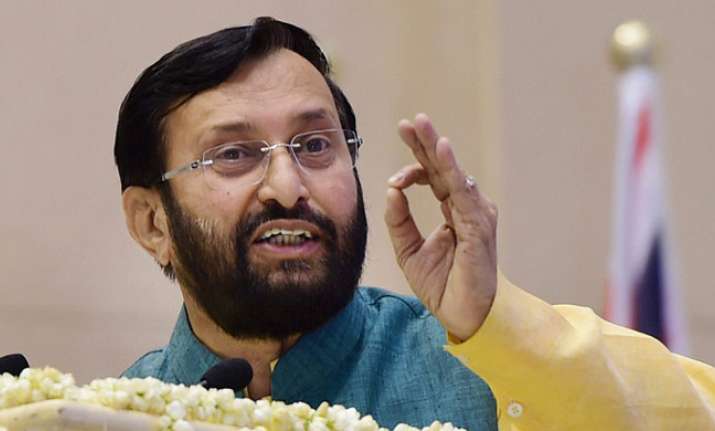 Govt not imposing any language on anyone, Javadekar said in