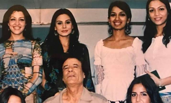 Katrina Kaif with Gaddafi