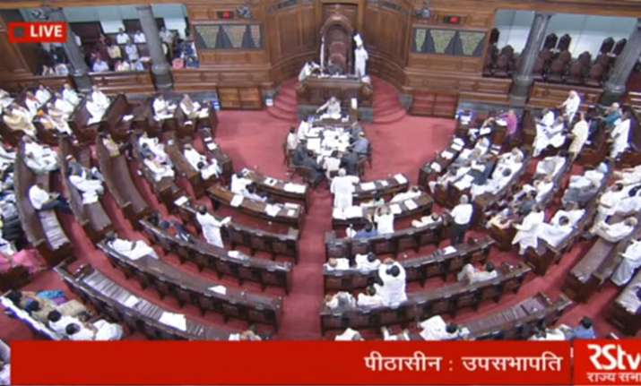 Amendment moved by Opposition was passed in Rajya Sabha
