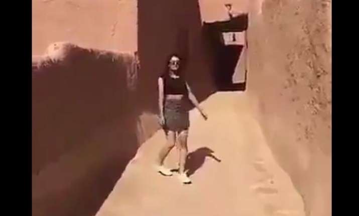 Saudi woman in miniskirt video arrested after public