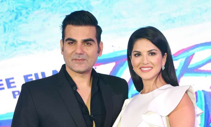 Tera Intezaar poster launch Arbaaz Khan Sunny Leone