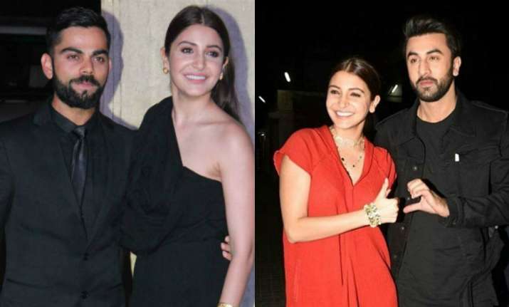 Anushka with Virat and Ranbir