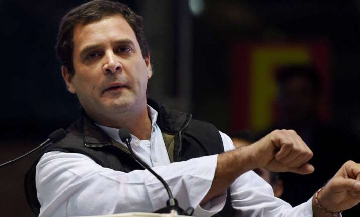 Congress vice president Rahul Gandhi