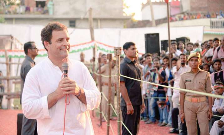 Congress vice-president Rahul Gandhi in Amethi