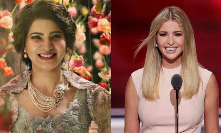 Samantha Akkineni and Ivanka Trump