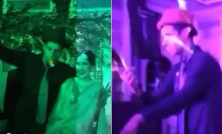 Ashish Nehra at Sagarika Ghatge and Zaheer Khan's reception