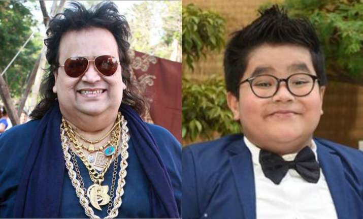 Bappi Lahiri and his grandson