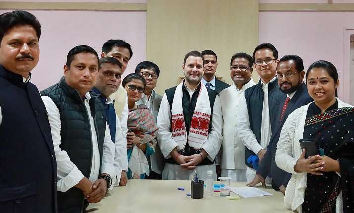 Congress leaders rejoice ahead of Rahul's imminent