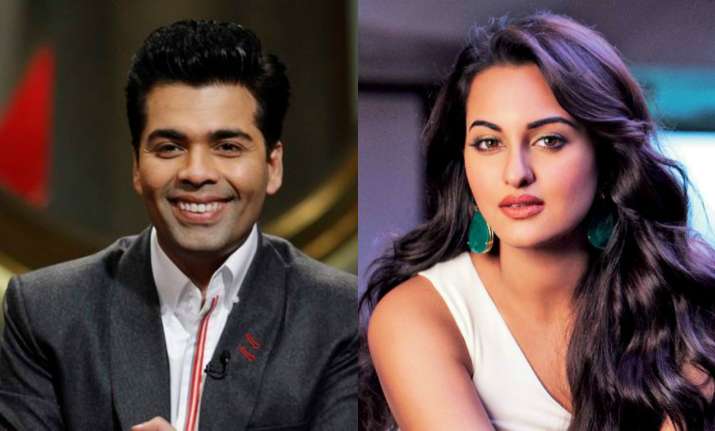 Karan Johar and Sonakshi Sinha
