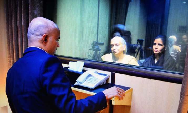 Wife & mother of Kulbhushan Jadhav meet him at Pakistan