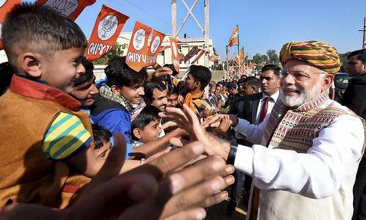 BJP appeared to be on its way to retain power in the state,