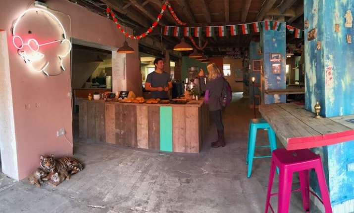 The cafe is the second one set up in London by the Blighty