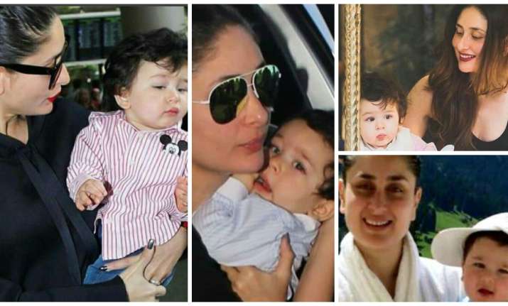 Insta cute pics of Taimur  with mommy Kareena Kapoor Khan  