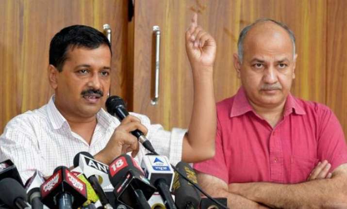 File photo of Arvind Kejriwal and Manish Sisodia.