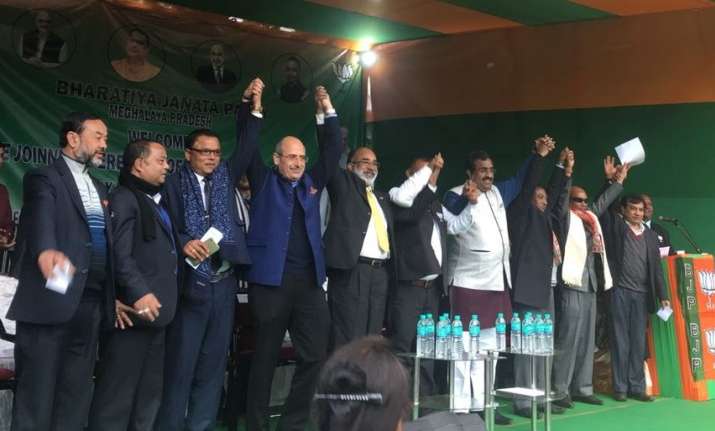 Congress legislator AL Hek, 3 other MLAs join BJP in