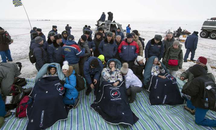 NASA and Roscosmos astronauts back on Earth after months in