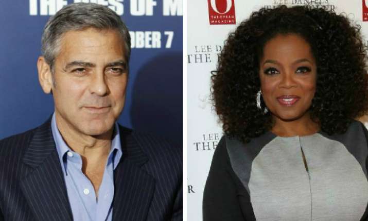 Oprah Winfrey, George Clooney donate $1 million against gun