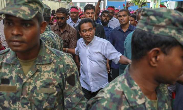 Maldivian president Yameen Abdul Gayoom
