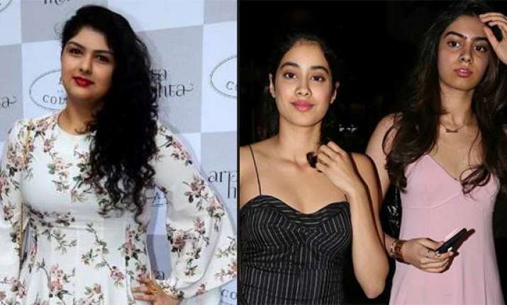 Anshula Kapoor shares Janhvi and Khushi's pic