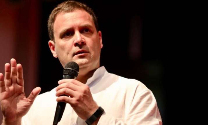 Congress President Rahul Gandhi