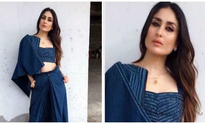 Kareena Kapoor Khan looks like a goddess in midnight blue dress by ...