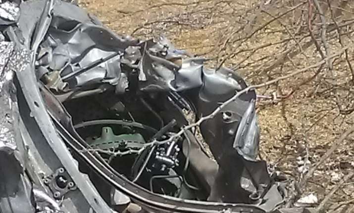 Bursting of the front tyre of the bus caused the road