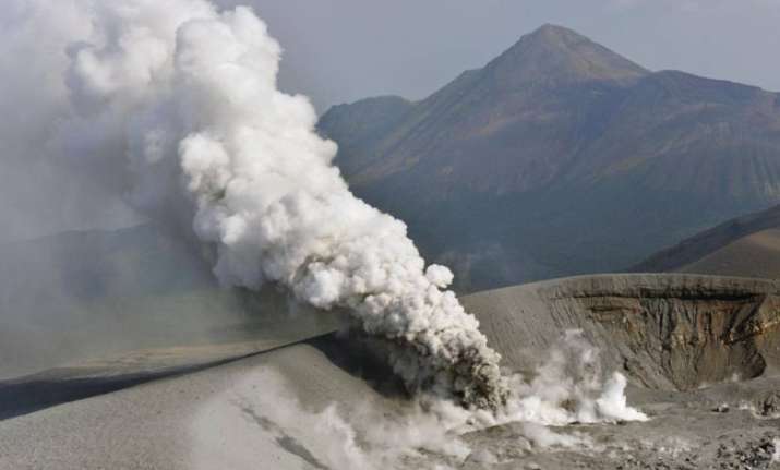 Volcanic Erruption in Japan Mt. Shinmoe
