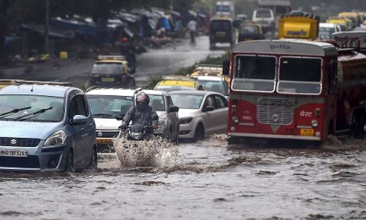 Monsoon rains in Mumbai