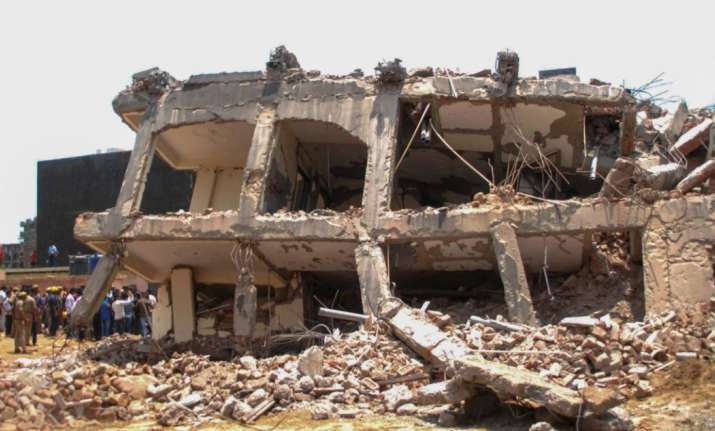 Greater Noida: Rescue works underway at the site of the