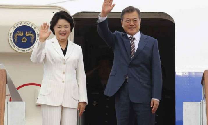 The South Korean leader is also set to hold talks with